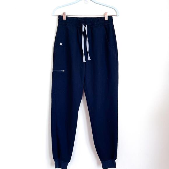 FIGS Zamora Technical Collection Womens Joggers Size S Black Scrubs Health Care - Picture 1 of 9